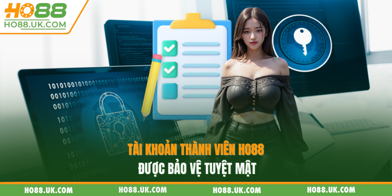Tài khoản thành viên HO88 được bảo vệ tuyệt mật