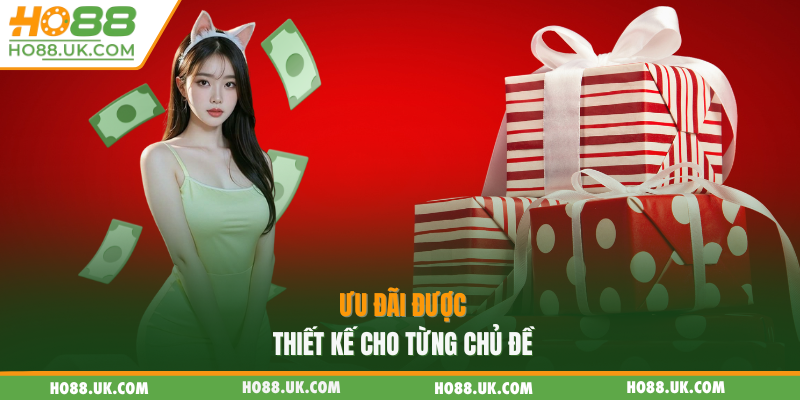 Ưu đãi được thiết kế cho từng chủ đề
